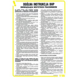 INSTRUKCJA OGÓLNA BHP OBOWIĄZUJĄCA WSZYSTKICH PRACOWNIKÓW - IA A01 DN CN