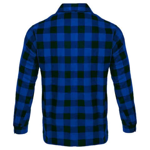 KOSZULA FLANELOWA NIEBIESKA