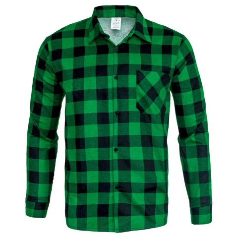 KOSZULA FLANELOWA ZIELONA