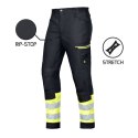 SPODNIE DO PASA MEGAWORK RIP-STOP STRETCH BLACK
