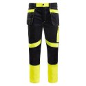 SPODNIE DO PASA PROMONTER 260 CZARNO ŻÓŁTE HV