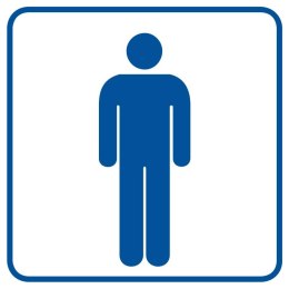 ZNAK - TOALETA MĘSKA- RA016 B2 PN