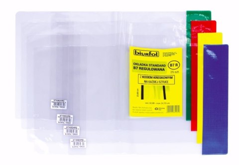 Okładka standard E7 - 242 regulowana (25) z kod. na szt. OZK-43 BIURFOL Okładka standard E7 - 242 regulowana (25) z kod. na szt. OZK-43 BIURFOL