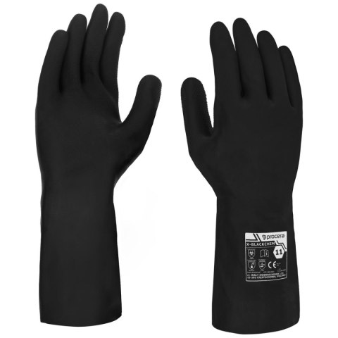 RĘKAWICE GUMOWE X-BLACKCHEM