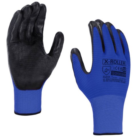 RĘKAWICE OCHRONNE POWLEKANE NITRYLEM X-ROLLER