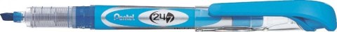 Zakreślacz_z płynnym tuszem błękitny SL12-S PENTEL