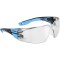OKULARY OCHRONNE BOLLE RUSH 2.0 (PRZEZROCZYSTE) BLACK/BLUE