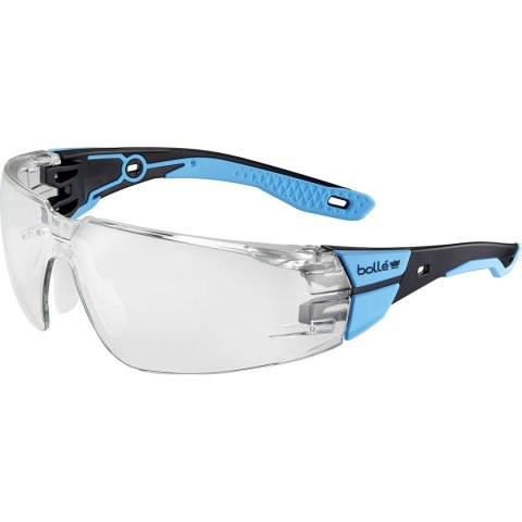 OKULARY OCHRONNE BOLLE RUSH 2.0 (PRZEZROCZYSTE) BLACK/BLUE