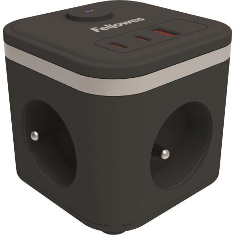 POWER CUBE typ E, czarny, 100137169 FELLOWES