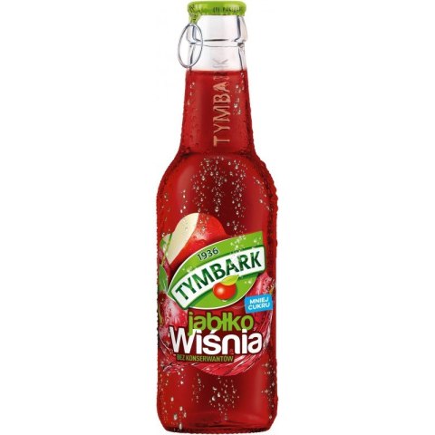 Sok TYMBARK jabłko wiśnia 250ml szklana butelka