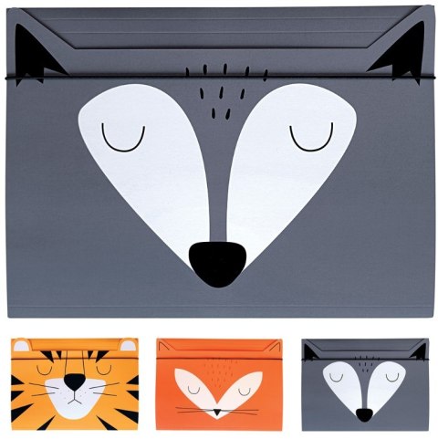 Teczka z gumką A4+ BeBe FRIENDS BOYS mix 3 wzorów INTERDRUK