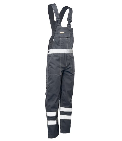 SPODNIE OGRODNICZKI / ODBLASK - Zielony/odbask 17353 50