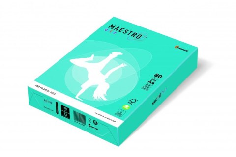 Papier xero MAESTRO COLOR A4 80g AB48 błękitny Papier xero MAESTRO COLOR A4 80g AB48 błękitny