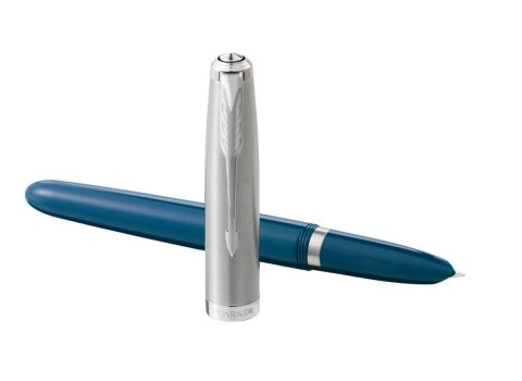 Pióro wieczne (F) PARKER 51 TEAL BLUE CT 2123506 PARKER, giftbox Pióro wieczne (F) PARKER 51 TEAL BLUE CT 2123506 PARKER, giftbox