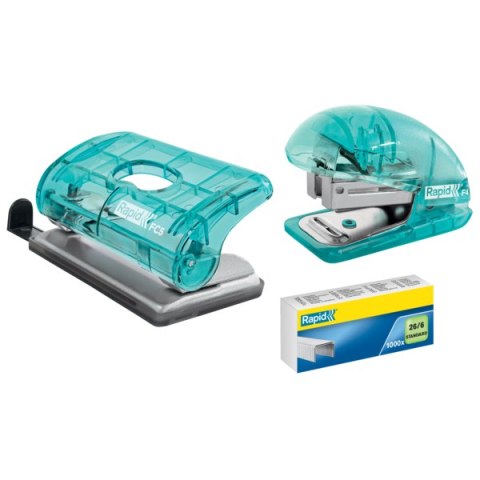 Zszywacz mini Rapid ColourBreeze F4, 10 kartek, 5 lat gwarancji, niebieski 5001327 Zszywacz mini Rapid ColourBreeze F4, 10 kartek, 5 lat gwarancji, niebieski 5001327