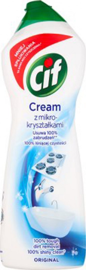 CIF Mleczko czyszczące 780ml Regular mikrokryształkami 809903 CIF Mleczko czyszczące 780ml Regular mikrokryształkami 809903