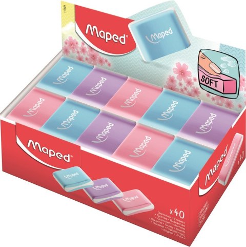 Gumka ESSENTIALS SOFT color mix kol. 112921 MAPED Gumka ESSENTIALS SOFT color mix kol. 112921 MAPED