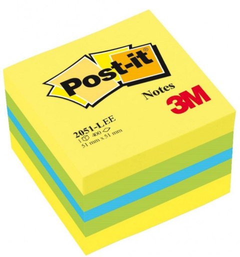 Mini Kostka samoprzylepna POST-IT (2051L), 51x51mm, 1x400 kart., cytrynowa UU009543115 3M Mini Kostka samoprzylepna POST-IT (2051L), 51x51mm, 1x400 kart., cytrynowa UU009543115 3M