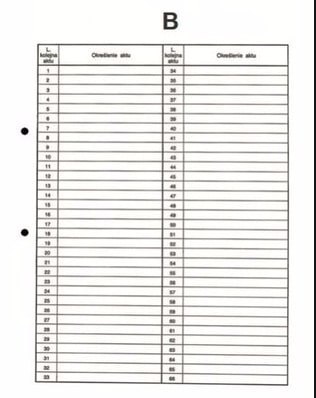Przekładki do akt osobowych B BIURFOL DRU-055B Przekładki do akt osobowych B BIURFOL DRU-055B