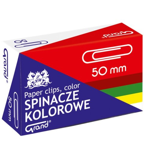 Spinacz kolorowy R-50 -50szt.GRAND 110-1661 Spinacz kolorowy R-50 -50szt.GRAND 110-1661