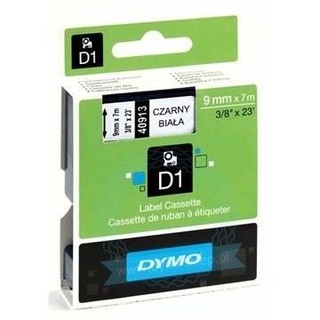 Taśma DYMO 9mm/3m czarna 524709/ 520109 Taśma DYMO 9mm/3m czarna 524709/ 520109