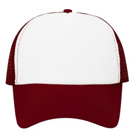 Czapka Moontex trucker 5P Burgundy/White
