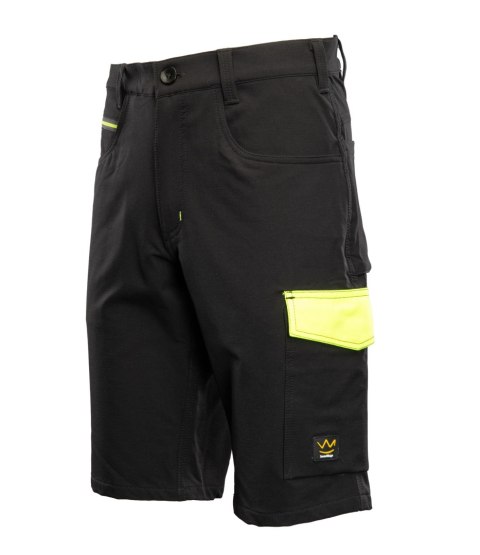 RIVAL SPODNIE KRÓTKIE NYLON CZARNY/ŻÓŁTY - Czarny-Żółty(cy) 48
