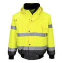 Kontrastowa kurtka ostrzegawcza Bomber 3 w 1