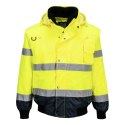 Kontrastowa kurtka ostrzegawcza Bomber 3 w 1