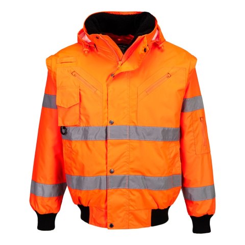 Kurtka ostrzegawcza Bomber 3w1
