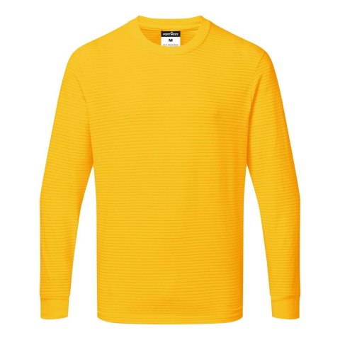 T-shirt antystatyczny ESD z długim rękawem