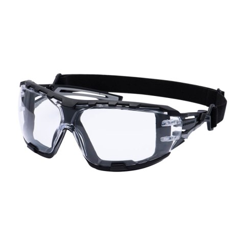 Okulary ochronne Wraparound Plus w kolorze antracytowym