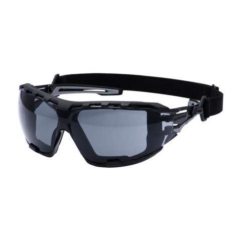 Okulary ochronne Wraparound Plus w kolorze antracytowym