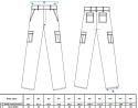 Spodnie bojówki Slim Stretch