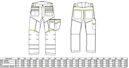 Spodnie z kaburami WX3 Eco Stretch