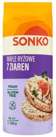 Wafle ryżowe SONKO 7 ziaren 130g 14szt.