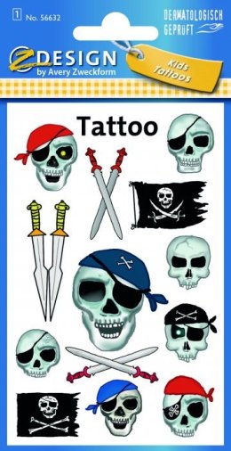 Naklejki ZF TATTO Piraci 56632 Z-DESIGN KIDS