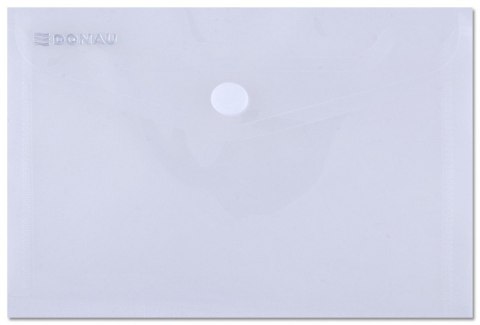 Teczka kopertowa DONAU zatrzask, PP, A6 transparentna 8549001PL-00