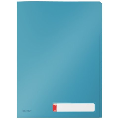 Folder A4 z 3 przegródkami Leitz Cosy, niebieska 47160061 Folder A4 z 3 przegródkami Leitz Cosy, niebieska 47160061