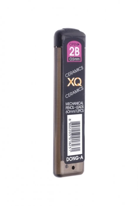 Grafity do ołówka automatycznego XQ 0.5mm 2B DONG-A Grafity do ołówka automatycznego XQ 0.5mm 2B DONG-A