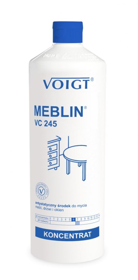 Koncentrat do mycia powierzchni drewnianych 1L VC245, Voigt Meblin Koncentrat do mycia powierzchni drewnianych 1L VC245, Voigt Meblin