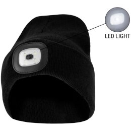CZAPKA ZIMOWA AKRYLOWA DZIANA LED BLACK