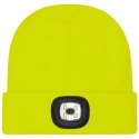 CZAPKA ZIMOWA AKRYLOWA DZIANA LED YELLOW