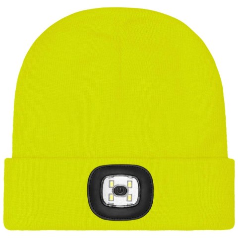 CZAPKA ZIMOWA AKRYLOWA DZIANA LED YELLOW