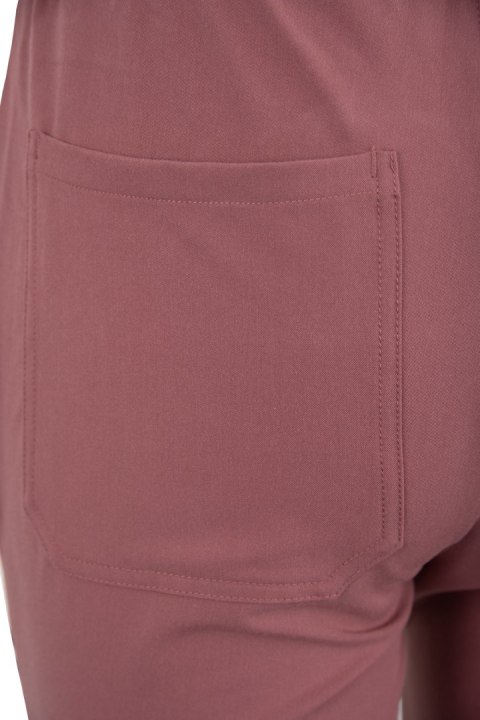 MYNTS Straight Leg Pants Women WMP002 Terra Rose - Terra Rose XS