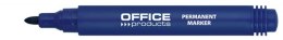 Marker permanentny , okrągły, 1-3mm (linia), niebieski, typu OFFICE PRODUCTS 17071211-01