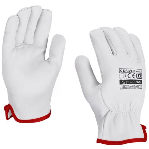 RĘKAWICE CAŁOSKÓRZANE OCIEPLANE X-DRIVER WINTER ROZM. 9