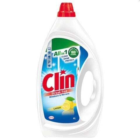 CLIN Płyn do mycia szyb 4l Windows & Mirrors Lemon SALE