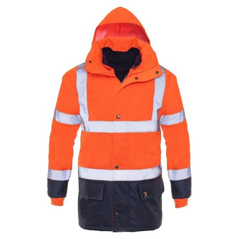 PROLUMO 5IN1 KURTKA OCIEPLANA POMARAŃCZOWA HVP ROZM. XXXL
