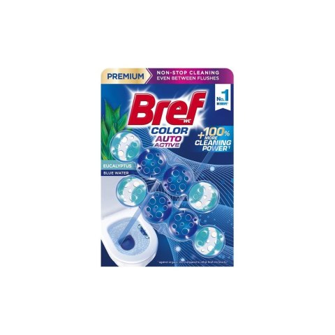 BREF Zawieszka WC COLOR AUTO AKTIV EUCALYPTUS 2x50g 54046